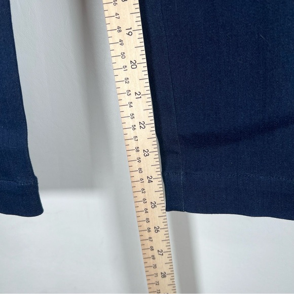 ST. JOHN Made in USA 🇺🇸 of Imported Fabric Denim Crop Jeggings Pants Size 8 - Picture 6 of 11